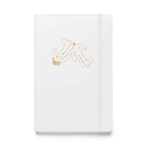 Hardcover bound notebook