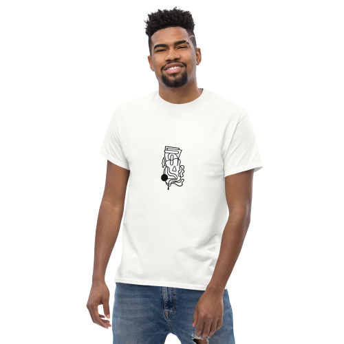Abstract Line Face T-Shirt – Minimalist Streetwear Graphic Tee | Modern Art Unisex Shirt