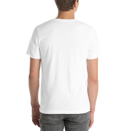 unisex-staple-t-shirt-white-back-69f0b3f29a259.jpg Japanese Minimalist T-Shirt | Fuji Mountain Line Art | Zen Aesthetic Tee