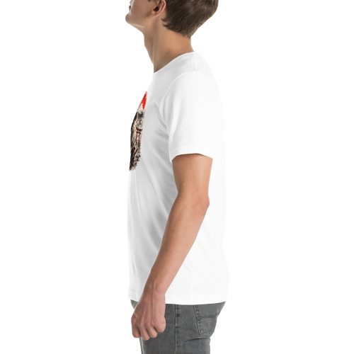 unisex-staple-t-shirt-white-left-69f0b08b1a0ea.jpg Samurai Japan T-Shirt | Bushido Warrior Graphic Tee | Japanese Art Streetwear