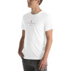 unisex-staple-t-shirt-white-left-front-69f0b3f29dcba.jpg Japanese Minimalist T-Shirt | Fuji Mountain Line Art | Zen Aesthetic Tee