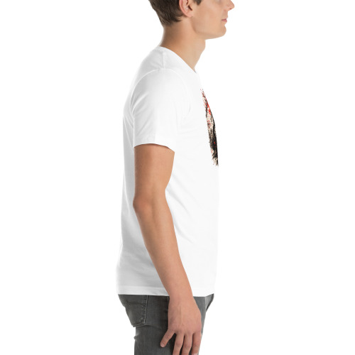 unisex-staple-t-shirt-white-right-69f0b08b1c39a.jpg Samurai Japan T-Shirt | Bushido Warrior Graphic Tee | Japanese Art Streetwear